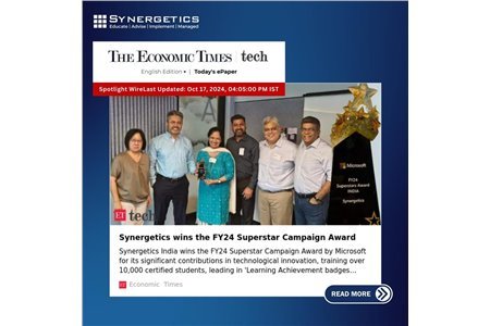 Exciting News! Synergetics India is proud to be featured in The Economic Times
