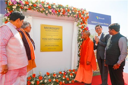 Groundbreaking ceremony for India Development Centre (IDC) campus in Noida