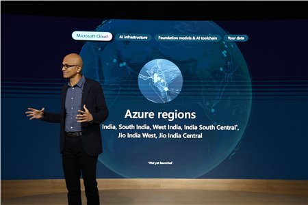 Microsoft chairman and CEO Satya Nadella highlights opportunity for an AI-empowered India to accelerate inclusive growth and development