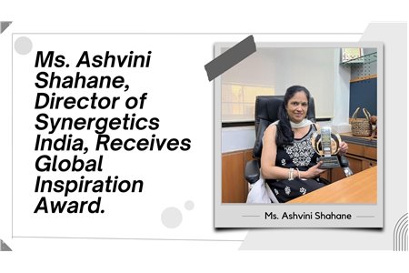 Ms. Ashvini Shahane, Director of Synergetics India, Receives Global Inspiration Award