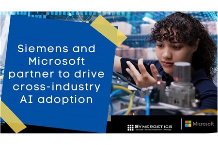 Siemens and Microsoft partner to drive cross-industry AI adoption
